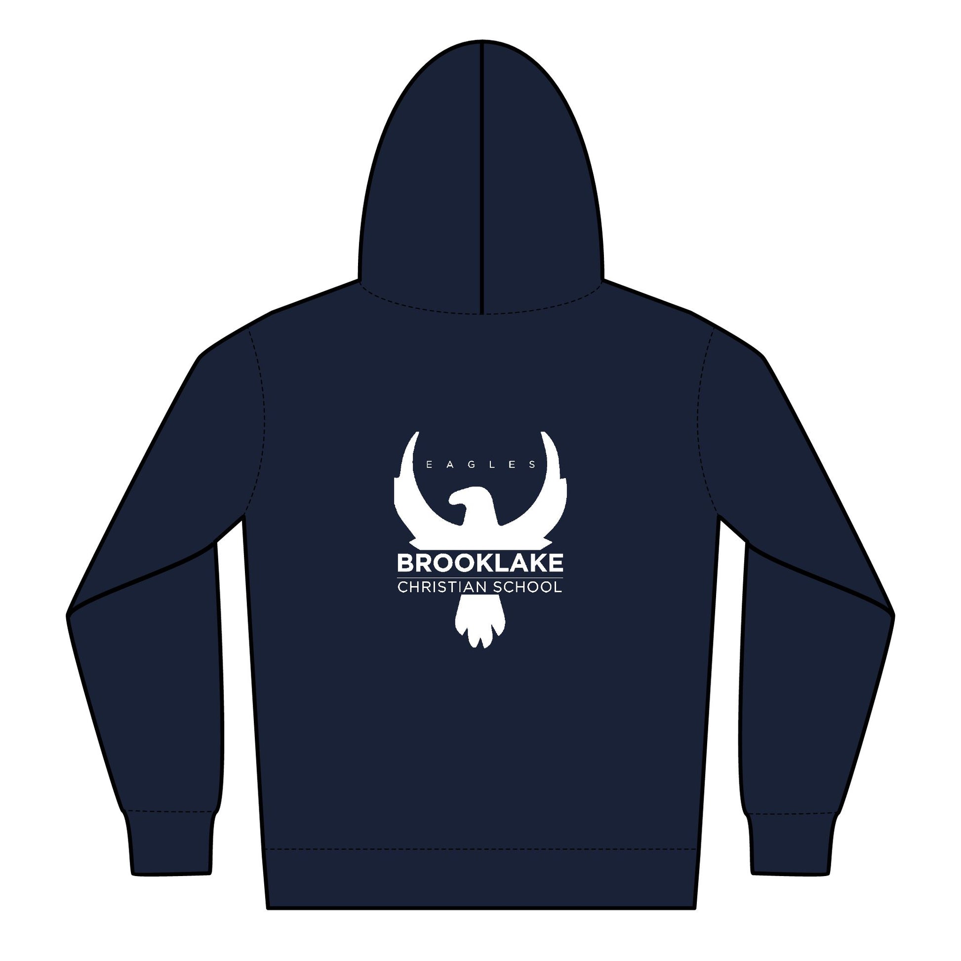 Brooklake Christian School  Youth  Zipped Hoodie