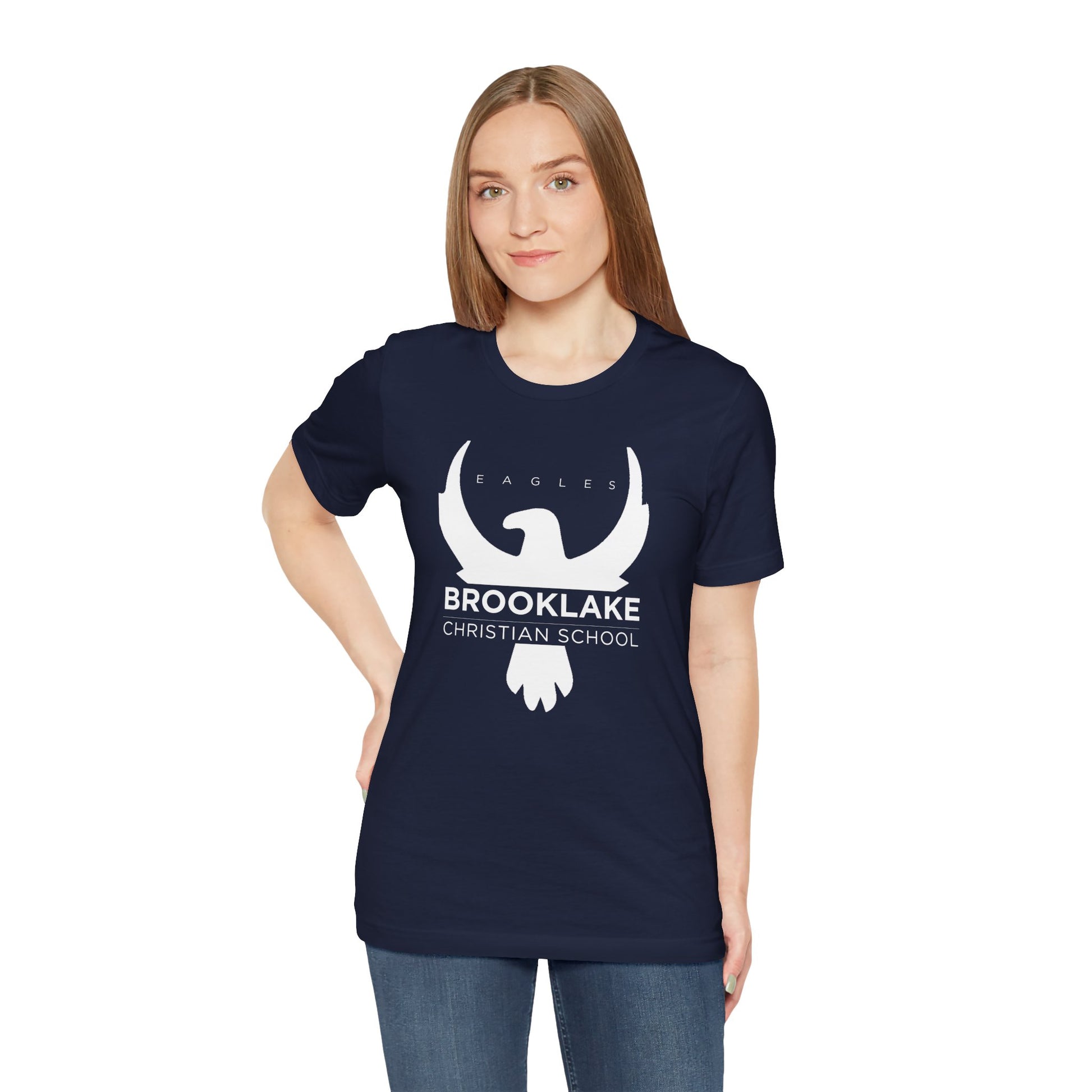 Adult Brooklake Christian School Eagles Unisex Tee, School Spirit Shirt, Casual Wear, Back to School, Gift for Students, Team Apparel