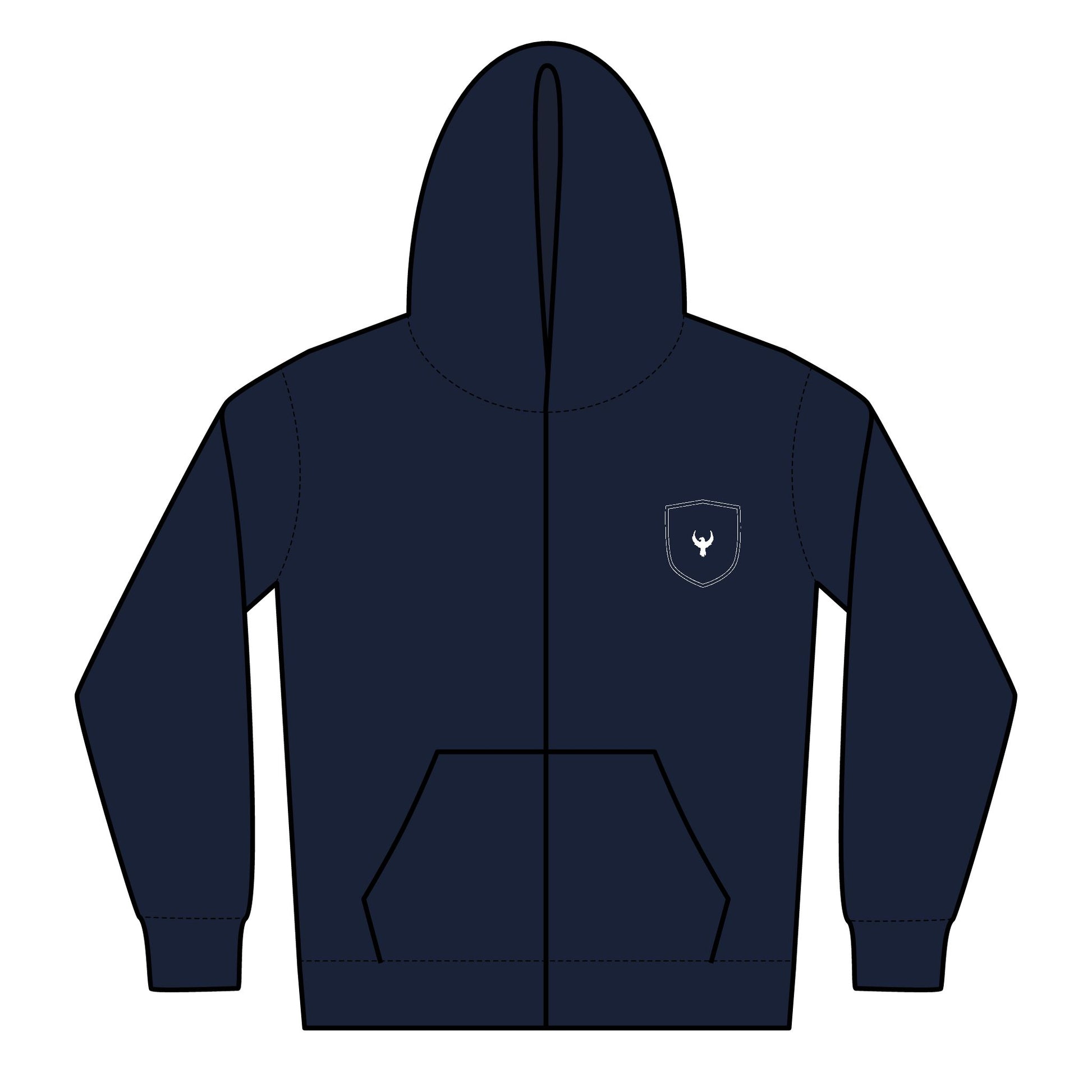 Brooklake Christian School  Youth  Zipped Hoodie