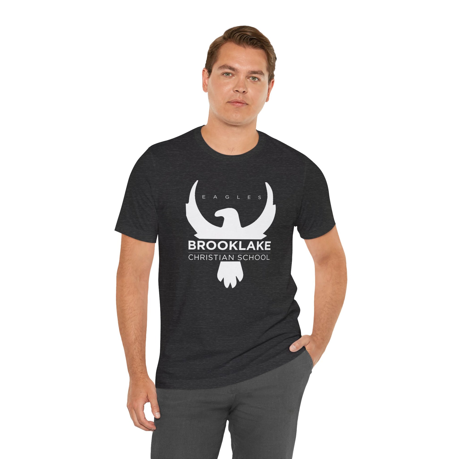 Adult Brooklake Christian School Eagles Unisex Tee, School Spirit Shirt, Casual Wear, Back to School, Gift for Students, Team Apparel