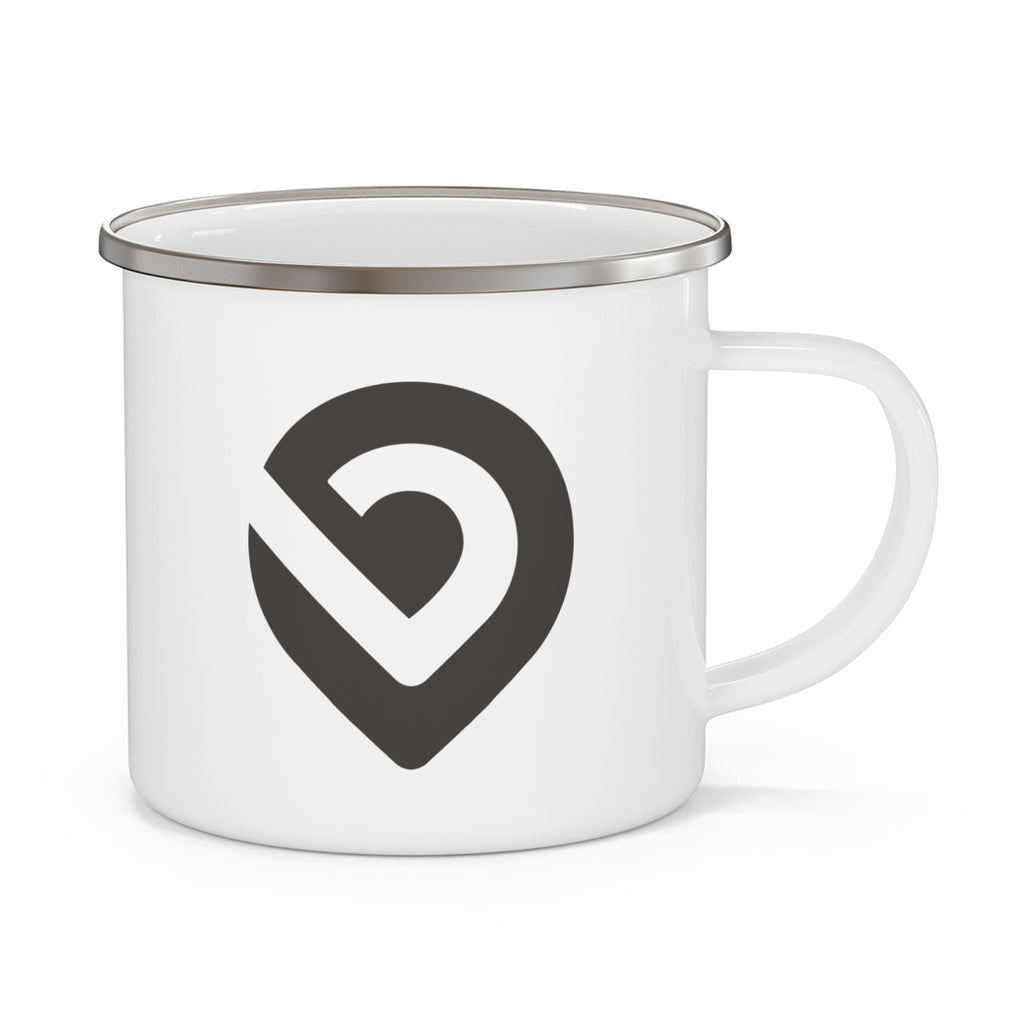 Brooklake Logo Enamel Camping Mug