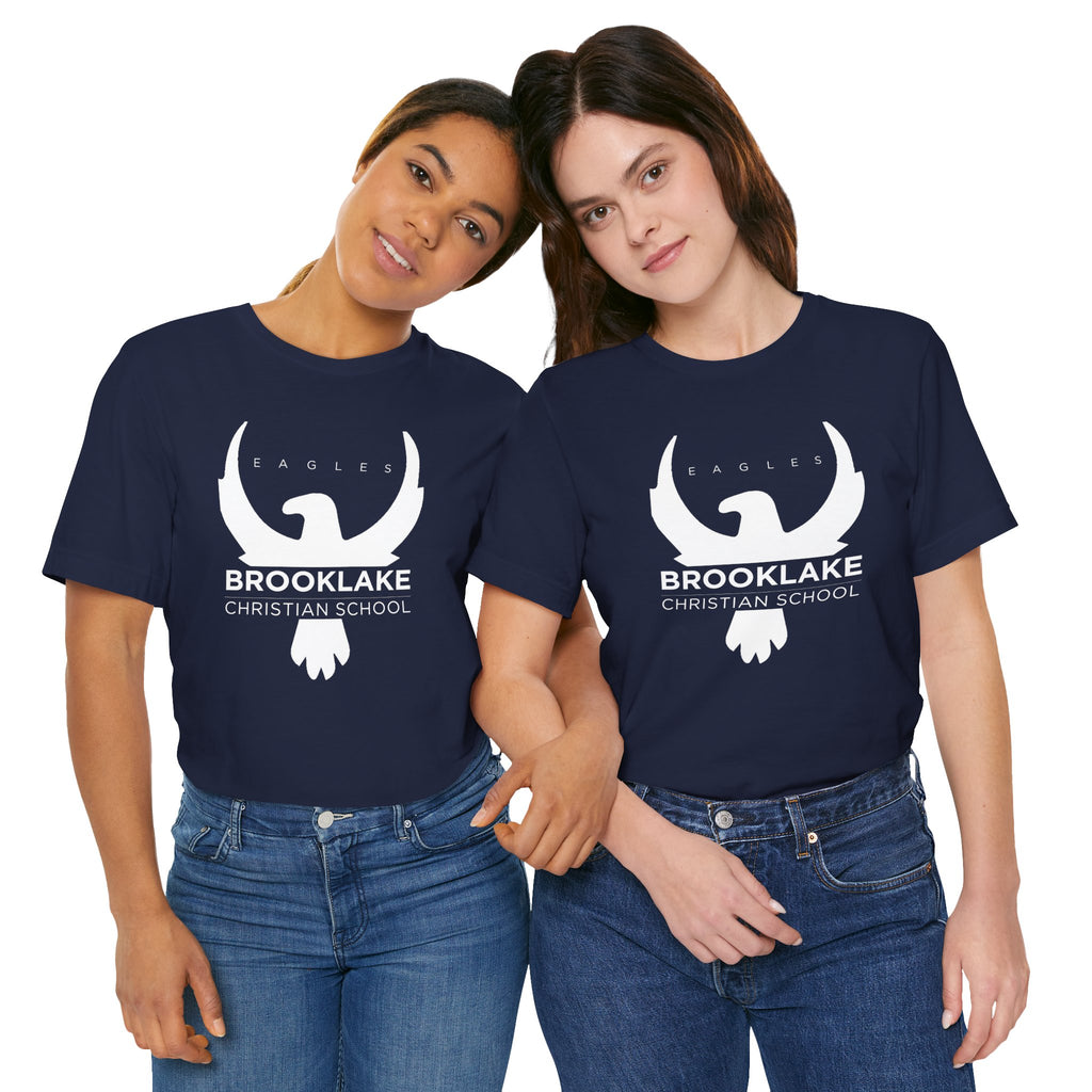 Adult Brooklake Christian School Eagles Unisex Tee, School Spirit Shirt, Casual Wear, Back to School, Gift for Students, Team Apparel