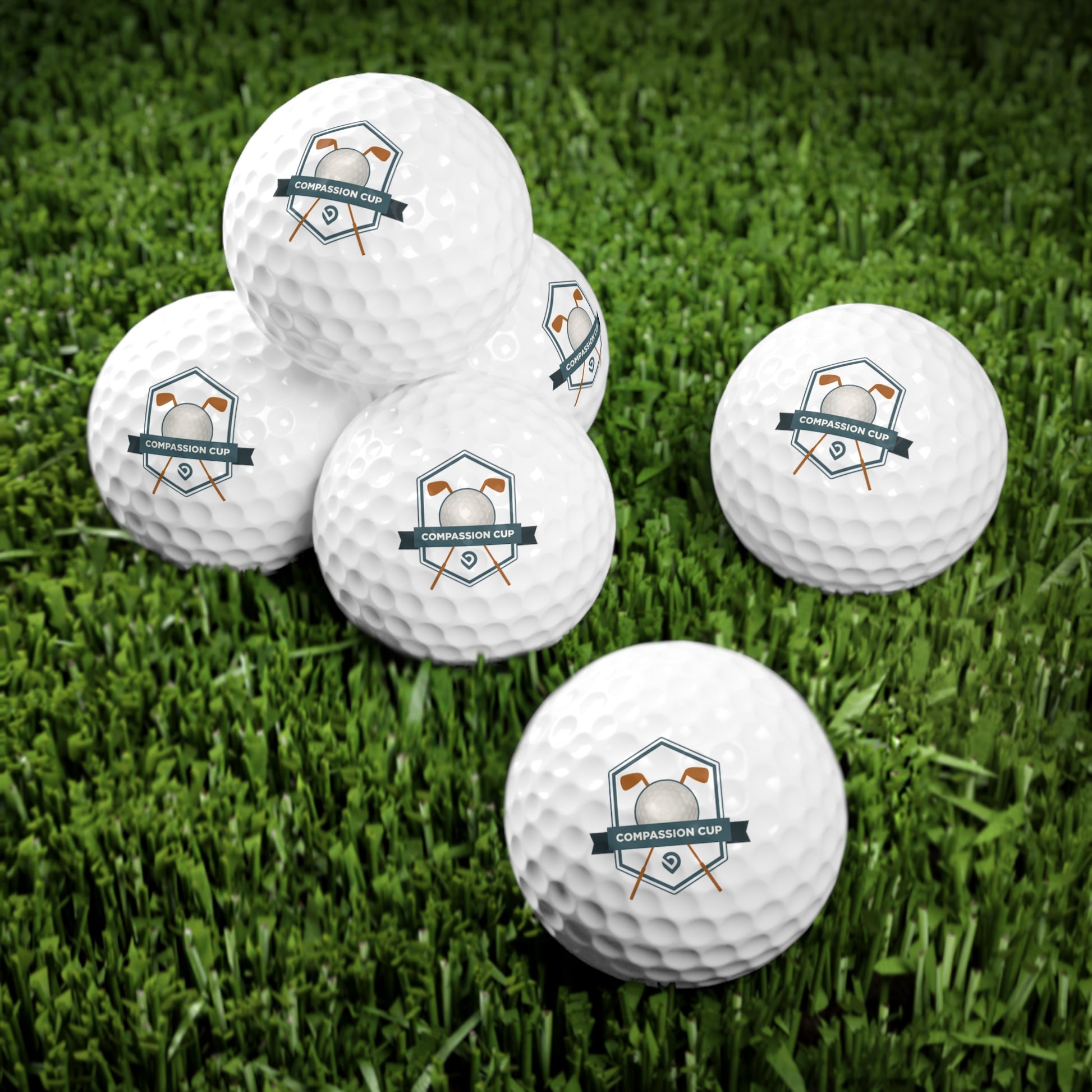 Compassion Cup Golf Balls, 6 pcs.