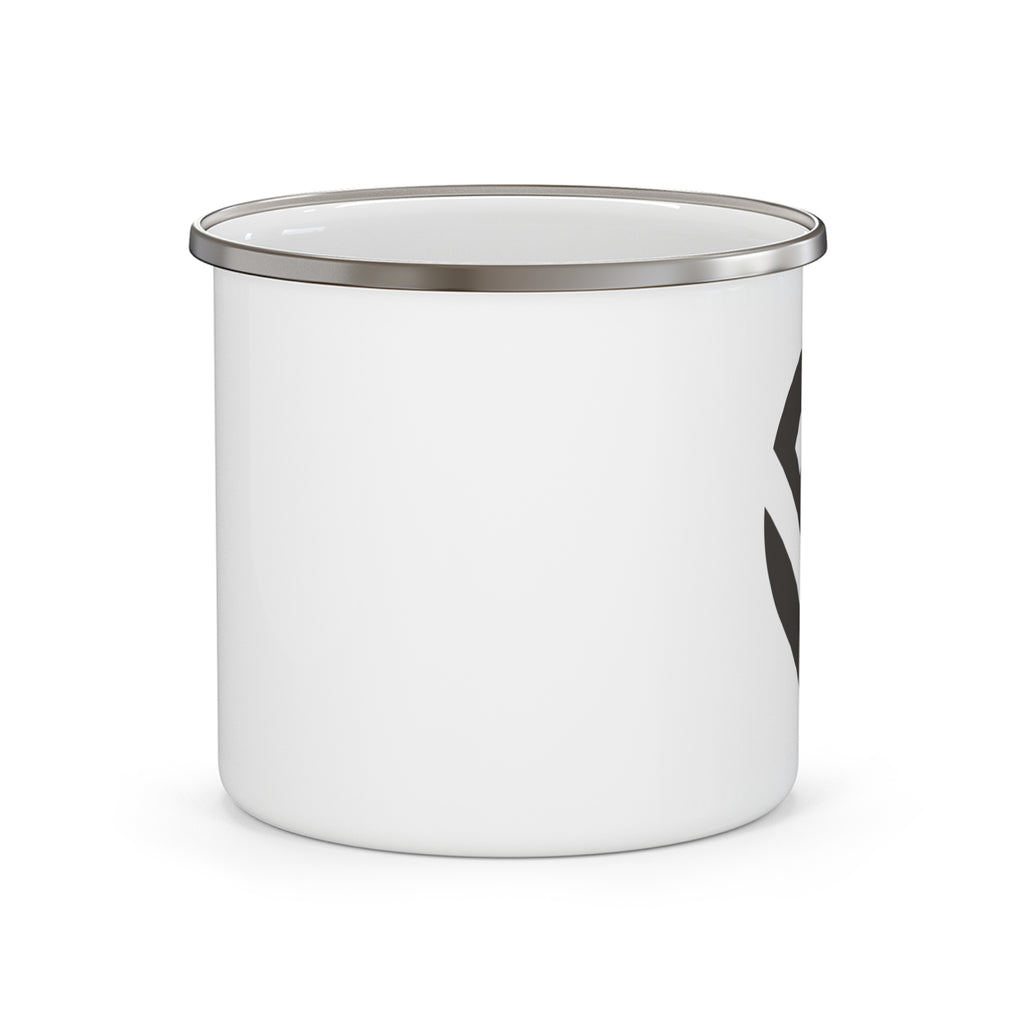 Brooklake Logo Enamel Camping Mug